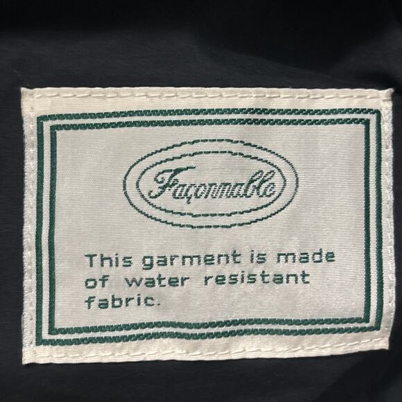 Faconnable Vest Womens Small Black Puffer Quilted Sleeveless Full Zip Jacket - Picture 6 of 6